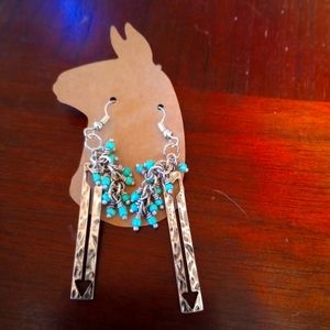 These are one of a kind earrings that I handmade.